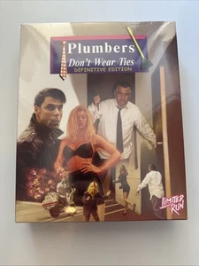 Corbatas Limited Run Plumbers Don’t Wear Definitive PC Edición Coleccionista Nuevas - Imagen 1 de 6