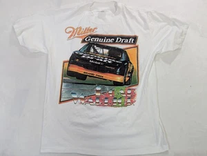 Vintage 90s Rusty Wallace Miller Genuine Draft Road Warrior Shirt Gr. L Nascar - Bild 1 von 7