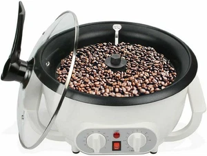 Home Electric Coffee Roaster Coffee Bean Roasting Baking Machine Adjustable Temp - Picture 1 of 6