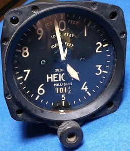 RAF Aircraft 6A/3155 Altímetro Smiths MK20A - Imagen 1 de 6