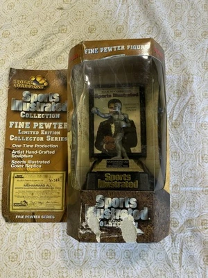 Figura limitada Muhammad Ali Sports Illustrated Collection Fine Pewter 1997 Foto 1 de 4