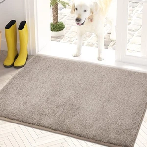 Dirt Trapper Door Mat 20" x 31.5", Non-Slip Machine Washable Entry Rug, Shoe ... - Picture 1 of 7