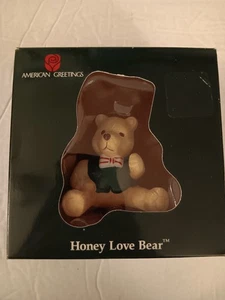 American Greetings 1991 Honey Love Bear Holiday Ornament CX-1044 MIB - Picture 1 of 6