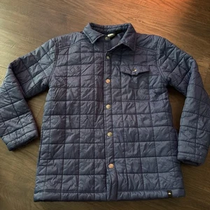 Jungen Quiksilver Snap-on Steppjacke - dunkelblau, Größe M (10-12) - Bild 1 von 2