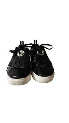 Zapatos de golf G/Fore Kiltie Disruptor cuero negro sin clavos edición limitada-9,5 Foto 1 de 4