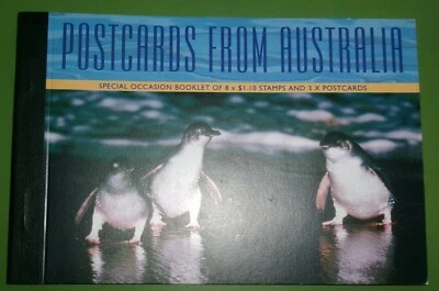 Postcards From Australia Booklet 3 Postcards & 8 x $1.10 Koala International St - Image 1 of 4