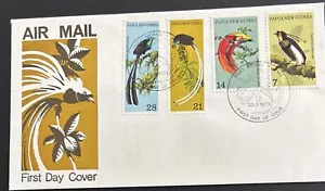 Papua New Guinea FDC 1973 First Day Cover Birds Air Mail - Picture 1 of 4