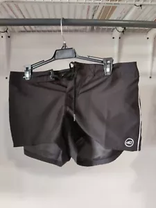 NWoT O'Neill Juniors' Unlined Lace Up Board Shorts Black Size 5 $50 10HL146 - Picture 1 of 2