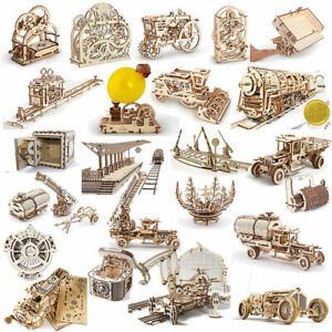 UGEARS Mechanical Laser Cut Wooden Model Kits Choice of models from Scroll Down