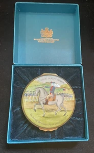 1970 HALCYON DAYS BILSTON & BATTERSEA GEORGE WASHINGTON ENAMEL BOX-RARE VINTAGE - Picture 1 of 6