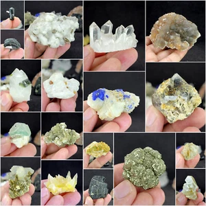 Natural Mix Mineral Crystal Specimens Lot From Afghanistan, Pakistan 842g 18Pcs - Picture 1 of 19