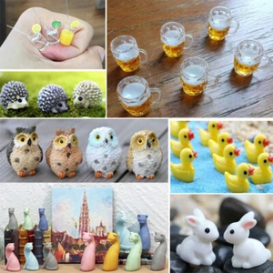 Estatuillas en miniatura de casa de muñecas bebidas/jardín de hadas bonsái decoración de terrario - Imagen 1 de 46