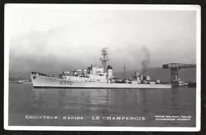 CPSM -- MARINE FRANCAISE . ESCORTEUR RAPIDE LE CHAMPENOIS . F 770 . 854.K - Foto 1 di 1