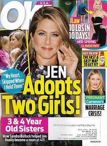 OK! Magazine April 4 2016 Jennifer Aniston Lawrence Madonna Kendra Wilkinson - Imagen 1 de 5