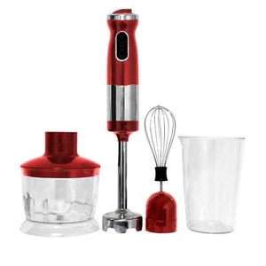 Electric Stick/ Hand Blender & Mixer (Red) 700ml Capacity - Picture 1 of 8
