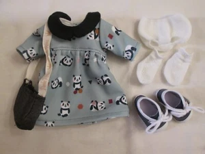 Maria 13" Paola Reina Las Amigas Puppe Outfit blau Panda Kleid Schuhe Tasche Socken - Bild 1 von 5