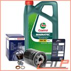 BOSCH OIL FILTER +5L CASTROL 5W-30 FOR TOYOTA AVENSIS T25 2.0 2.4 T27 2.0 03-11