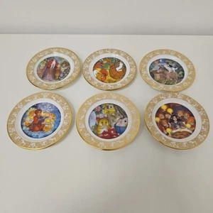 Vintage 6 Franklin Porzellan The Best Loved Fairy Tales Collection Mini Teller - Bild 1 von 14
