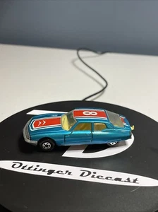 * MATCHBOX S/F NO. 51-B CITROEN S.M. BLUE BODY, LEMON INTERIOR Lesney England - Picture 1 of 13