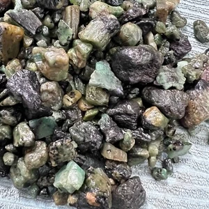 100 CT Natural Tourmaline Rough Stones – Multi-Color Uncut Loose Gemstone Lot - Picture 1 of 8