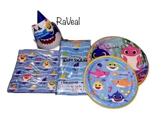 Baby Shark Birthday Party 41 Piece Supplies Set - Picture 1 of 6