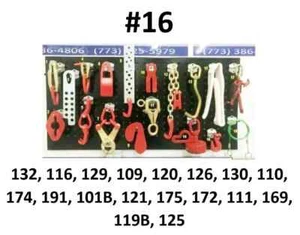 SET#16 AUTO BODY FRAME RACK HEAVY DUTY 18 PIECE TOOL AND CLAMP SPECIAL PRICING! - Foto 1 di 12