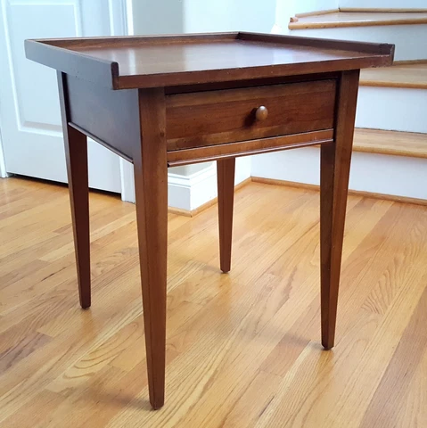 Vintage LANE Shaker Style End Table/Nightstand Solid Cherry Beautiful Grain! Cover