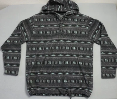 Rip Curl Hoodie Sweater Mens 2XL Gray Sweatshirt Pullover  Button Front - Image 1 of 4