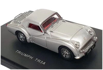 Jouef Evolution 1/43 Scale Diecast 1009 - Triumph TR3A - Silver - Image 1 of 4