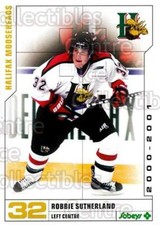 2000-01 Halifax Mooseheads #22 Robbie Sutherland