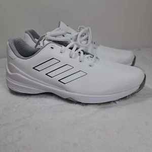Adidas Golf ZG23 Lightstrike Para hombres Blanco/Plateado Zapatos de Golf - Talla 12 GW1177 NUEVO - Imagen 1 de 11