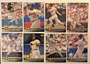 1993 Upper Deck Baseball Triple Crown Contenders Inserts - List in description - Picture 1 of 6