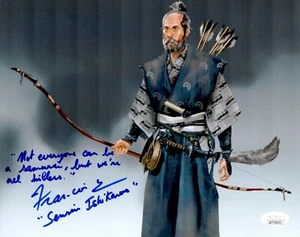 Francois Chau Signed 8x10 Ghost of Tsushima "Sensei Ishikawa" JSA COA WITNESS - Picture 1 of 2