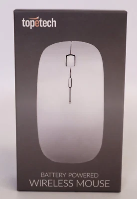 Sleek Portable Wireless Mouse - Bluetooth - Battery Powered - Computer & Tablet - Image 1 of 3