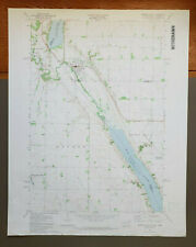 Browns Valley, South Dakota - Minnesota Original Vtg 1971 USGS Topo Map 27"x22" 