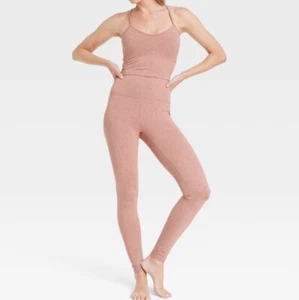 Women’s All in Motion Supportive Stretch Active Leggings Beige XL NWT - Picture 1 of 9