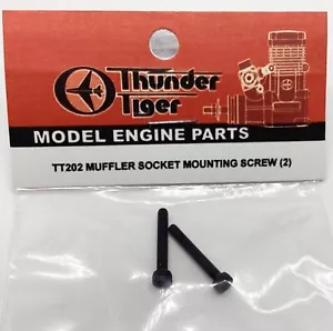 Thunder Tiger TT202 Muffler Mtg. screw (2) for 15v - 20III - 25III 🟠 - Picture 1 of 1