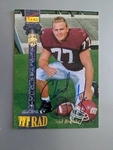 Chad Bratzke 1994 Signature Rookies Tetrad Autograph Eastern Kentucky Colonels - Picture 1 of 5