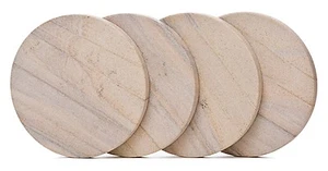 Sandstone Coasters, Natural Radiant - Picture 1 of 1