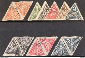 URUGUAY Yv# CP 13 Rare USED Stamps! 1929/1930 - Picture 1 of 1