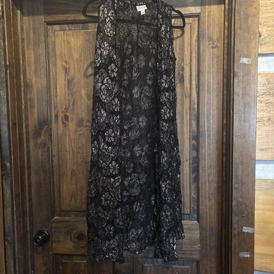Lularoe Negro/Dorado Encaje Alegría De La Elegante Colección Talla Xs.  Foto 1 de 2