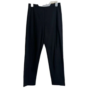 Hanna Andersson Girls Size Small Black Leggings Pleated Pull On Basic Classic - Picture 1 of 9