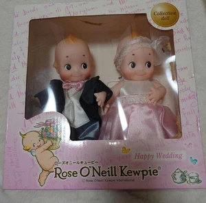 Rose O'Neill Kewpie Happy Wedding Kewpie Puppe Hochzeit Neu unbenutzt US DDP Japan - Bild 1 von 3