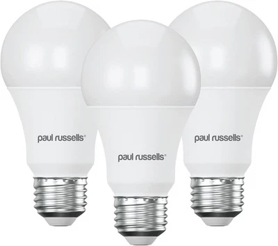 Paul russells E27 Edison Screw LED Light - Pack of 3 – 13W = 100W Equivalent - Image 1 of 4
