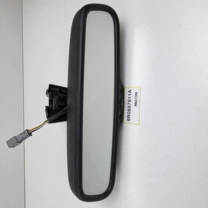 2010-2015 Audi Q7 Interior Rear View Mirror Auto Dim with Compass 8R0857511A - Picture 1 of 10
