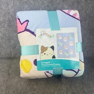 Squishmallows Kuscheldecke, super weich, matschig, lebendig, 50” x 70” NEU - Bild 1 von 5
