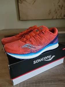 Zapatos para correr Saucony Freedom ISO 2 para hombre naranja azul talla 9 S20440-36 - Imagen 1 de 11