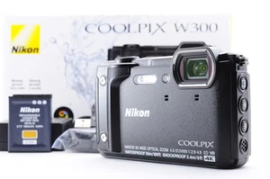 Nikon Coolpix W300 Black Near Mint Waterproof Digital Camera Y3360 - Picture 1 of 20