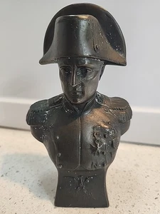 Bronze Sculpture Bust Of Napoleon Made In Italy Small - Picture 1 of 15