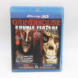 Grindhouse Double Feature Evil Unleashed & Zombie Chronicles 3D Blu-Ray - Picture 1 of 3